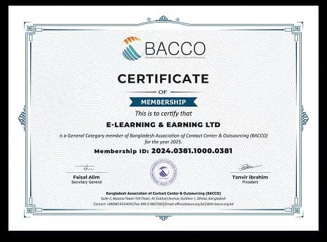 Certified BACCO Member